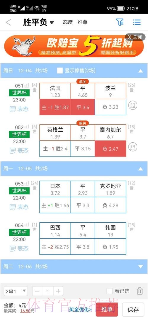 世界杯盘口正规热门平台推荐